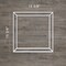 Ekena Millwork Medium Fairplay Decorative Fretwork Wall Panels in Architectural PVC, 15 3/8"W x 15 3/8"H x 3/8"T WALP16X16FPY - alternate 3